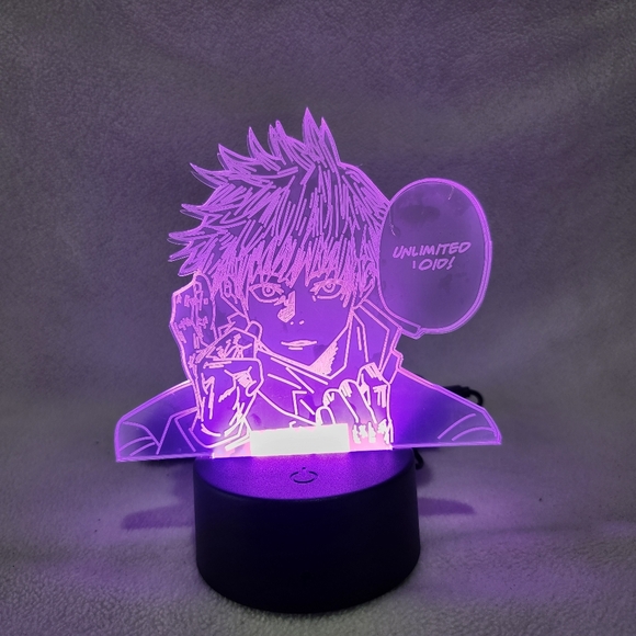 3/$25-Jujutsu Kaisen Anime 3D Night Light 16 Colors Change Touch/Remote LED Gift - Picture 10 of 14
